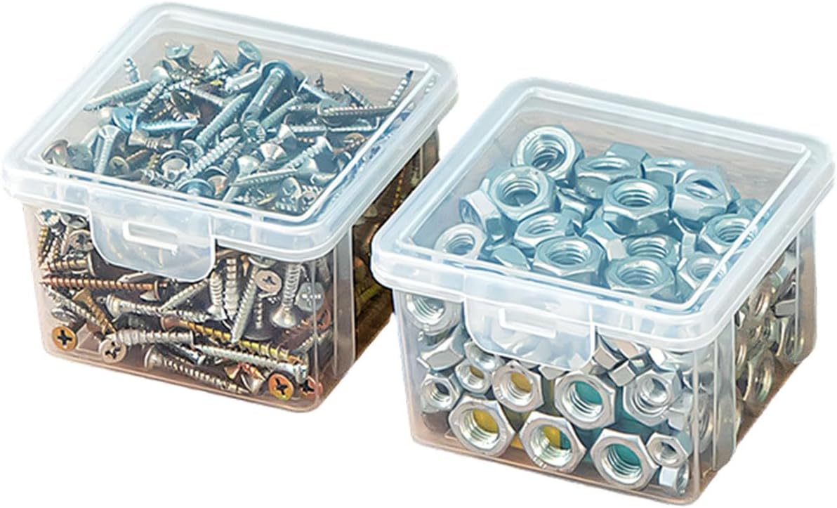  Boîte à Outils Avec Couvercle Transparent Pour Une Identification Facile Et Un Accès Rapide Aux Clés, Tournevis, Petits Outils Porte-outils