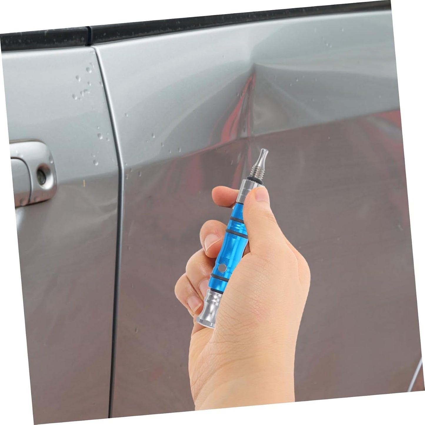  Ciieeo Outil Débosseleur Voiture En Acier Bleu, Stylo De Réparation Simple Débosselage Carrosserie, Pour Atelier Automobile