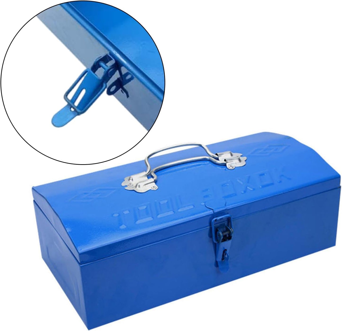  Boîte à Outils Bleue En Métal Pour étudiants Et Professionnels Pour Organiser Et Transporter Des Objets Essentiels