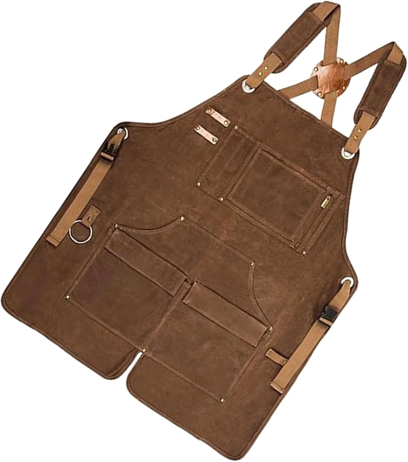  Tablier De Rangement Universel Pour Outils, Avec Large Poche, Bords Scellés, Travail Du Bois, Peinture, Sangle, Organisateurs D ' Outils Réglables