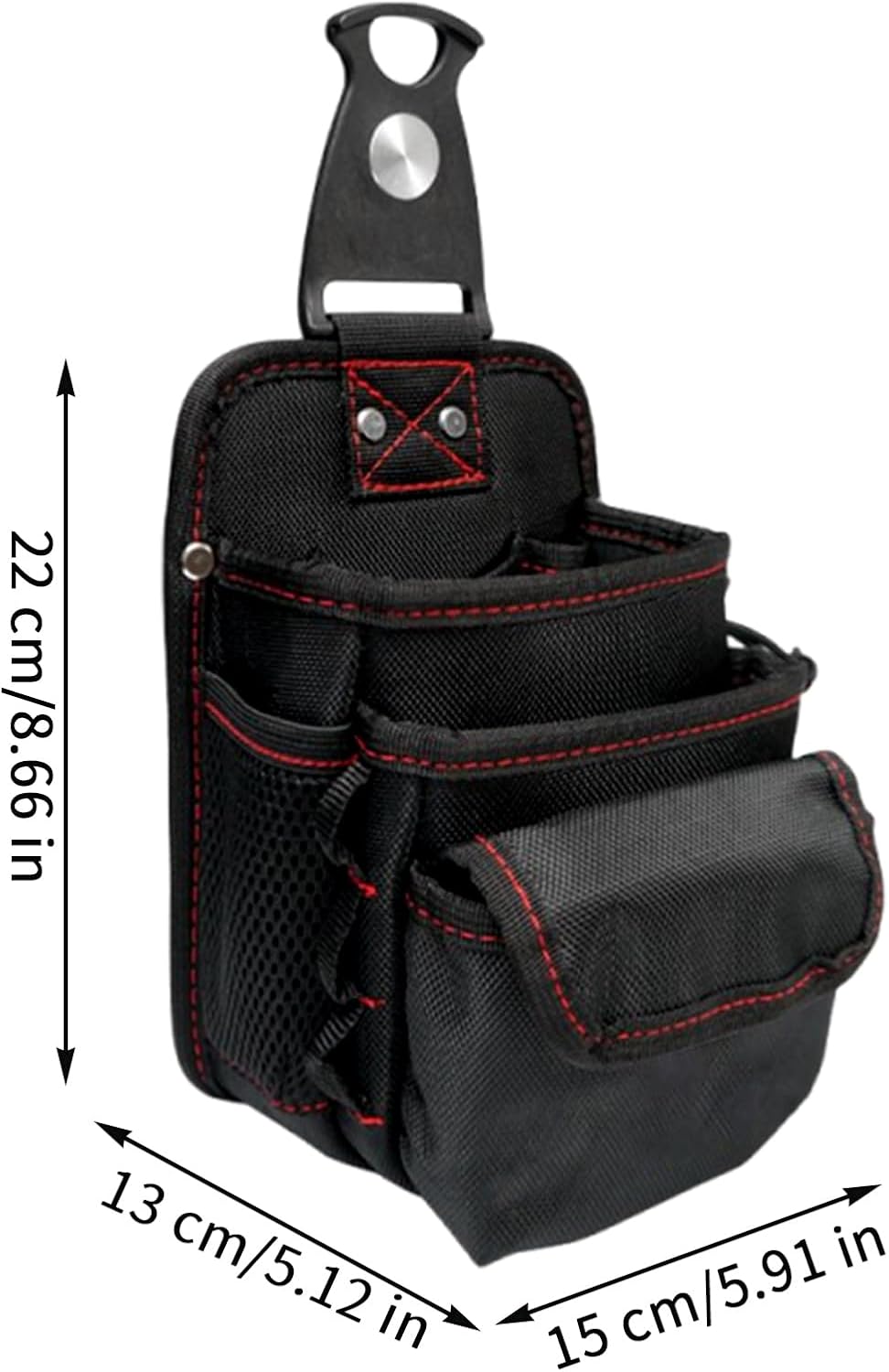  Sac à Outils De Taille | Sac Porte-outils Utilitaire, Sac De Rangement Pour Ceinture Utilitaire, Imperméable, Robuste, Réglable, Pour L'entretien Du Jardin, La Réparation à La Maison, Utilisation