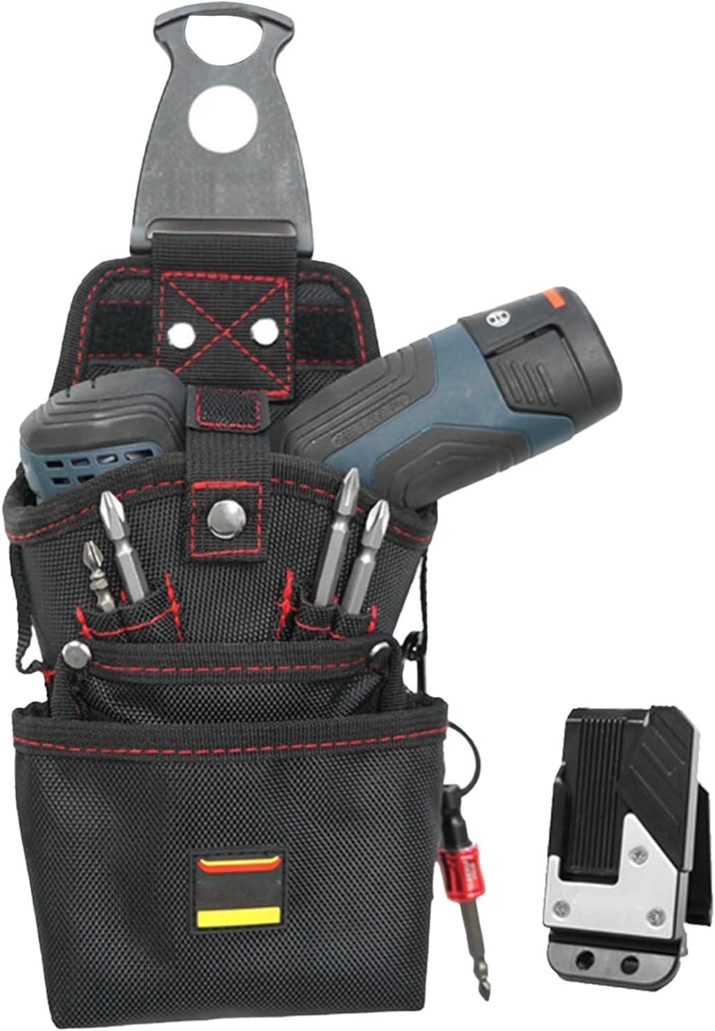  Pochette Ceinture Porte-Outils - Sac Organisateur De Travail Utilitaire Magnétique | Étanche Et Résistante Porte Perceuse Et Vis Outdoor Chantier