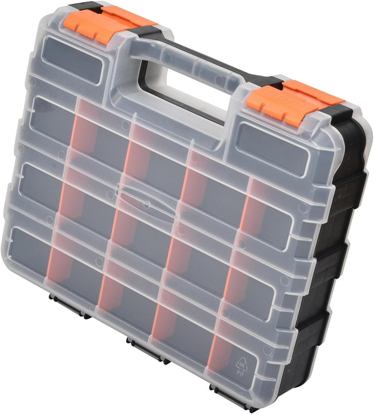  Double Side Tool Pièce Conteneur Pièces Boîte De Rangement Vis En Plastique Organisateurs Boîte Avec Séparateurs Amovibles Durée