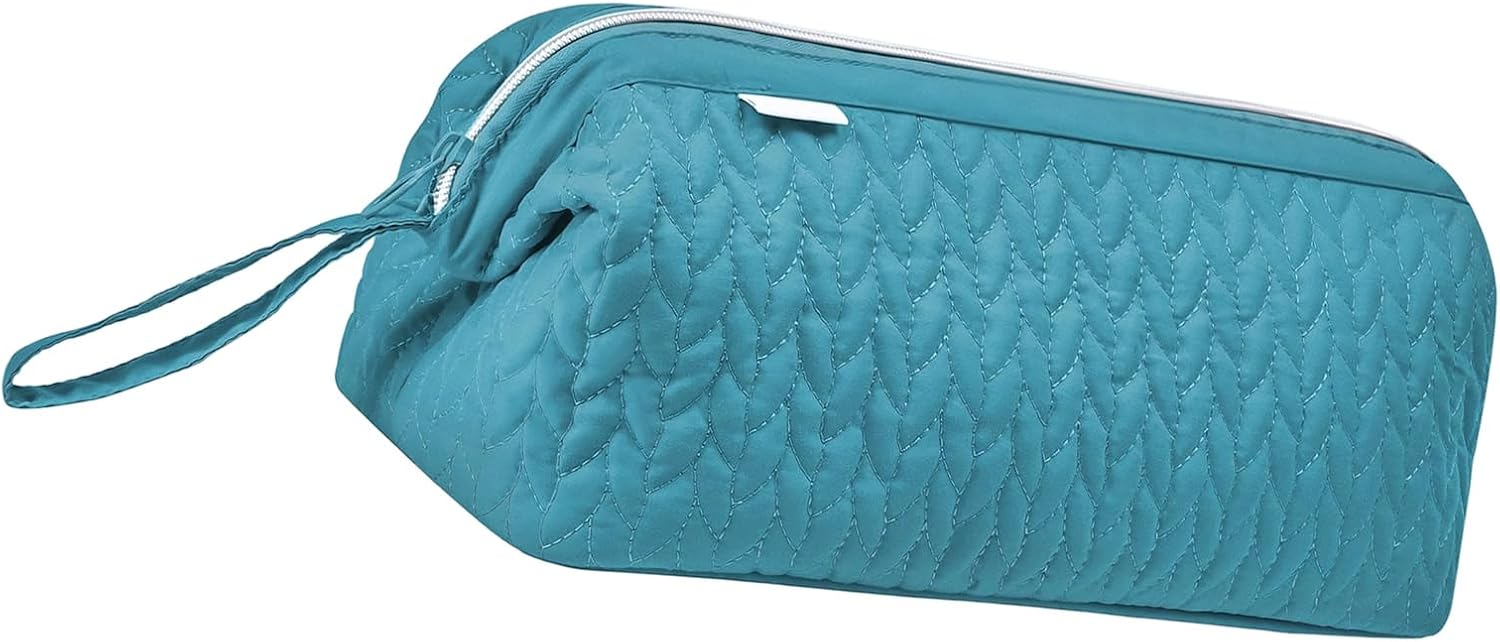  Sac De Rangement Portable De Voyage Pour Outils à Cheveux, étanche, Anti-poussière, Avec Double Poches Et Poignée De Transport, Grande Capacité Pour équipement Capillaire