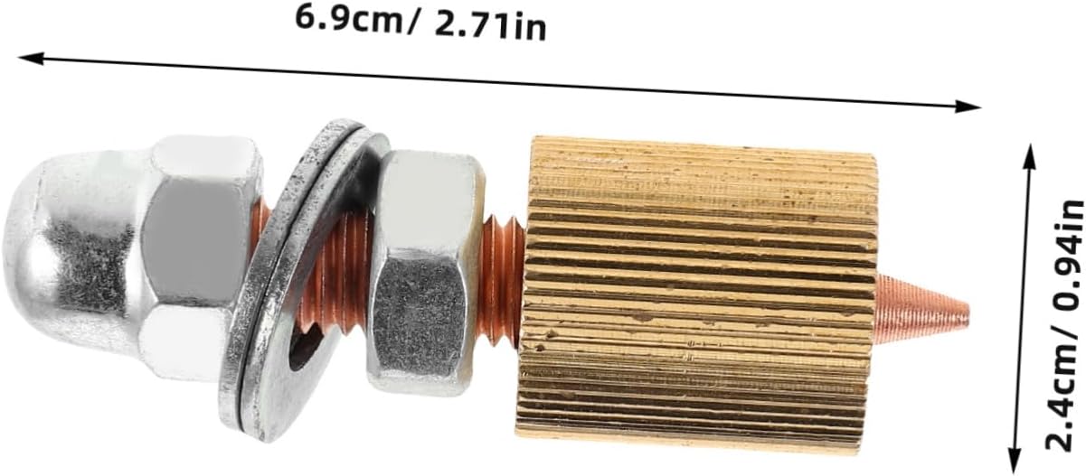  Gatuida 2pièces Mandrins De Serrage Cuivre Pour Machine De Réparation De Tôlerie Kit De Tiges De Débosselage Automobile Outils De Réparation De Tôlerie Automobile
