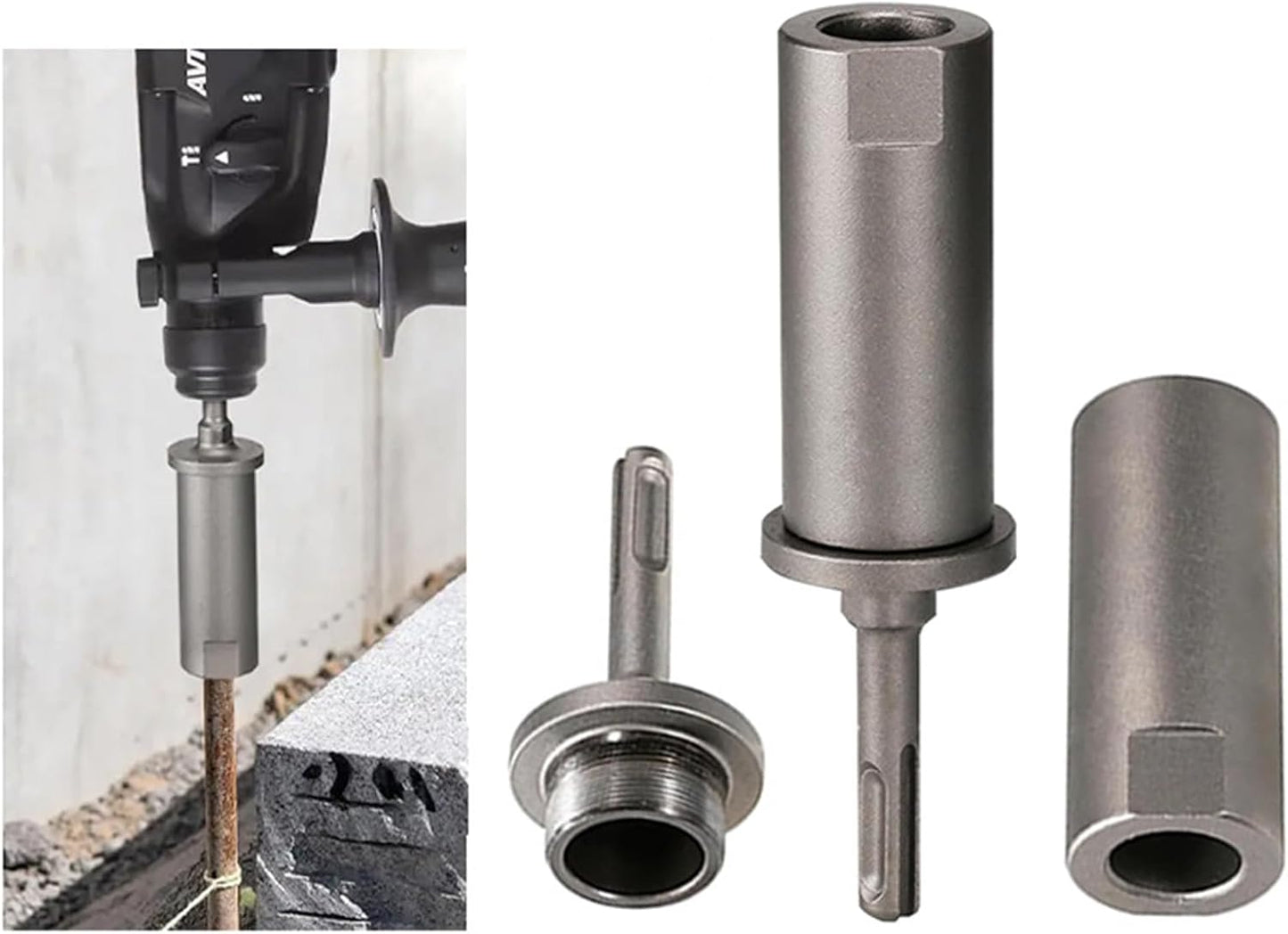  Outil D'installation Portable Avec Adaptateur De Perceuse En Acier Amovible Pour Perceuses Et Projets De Clôture, Outil D'installation De Clôture Robuste