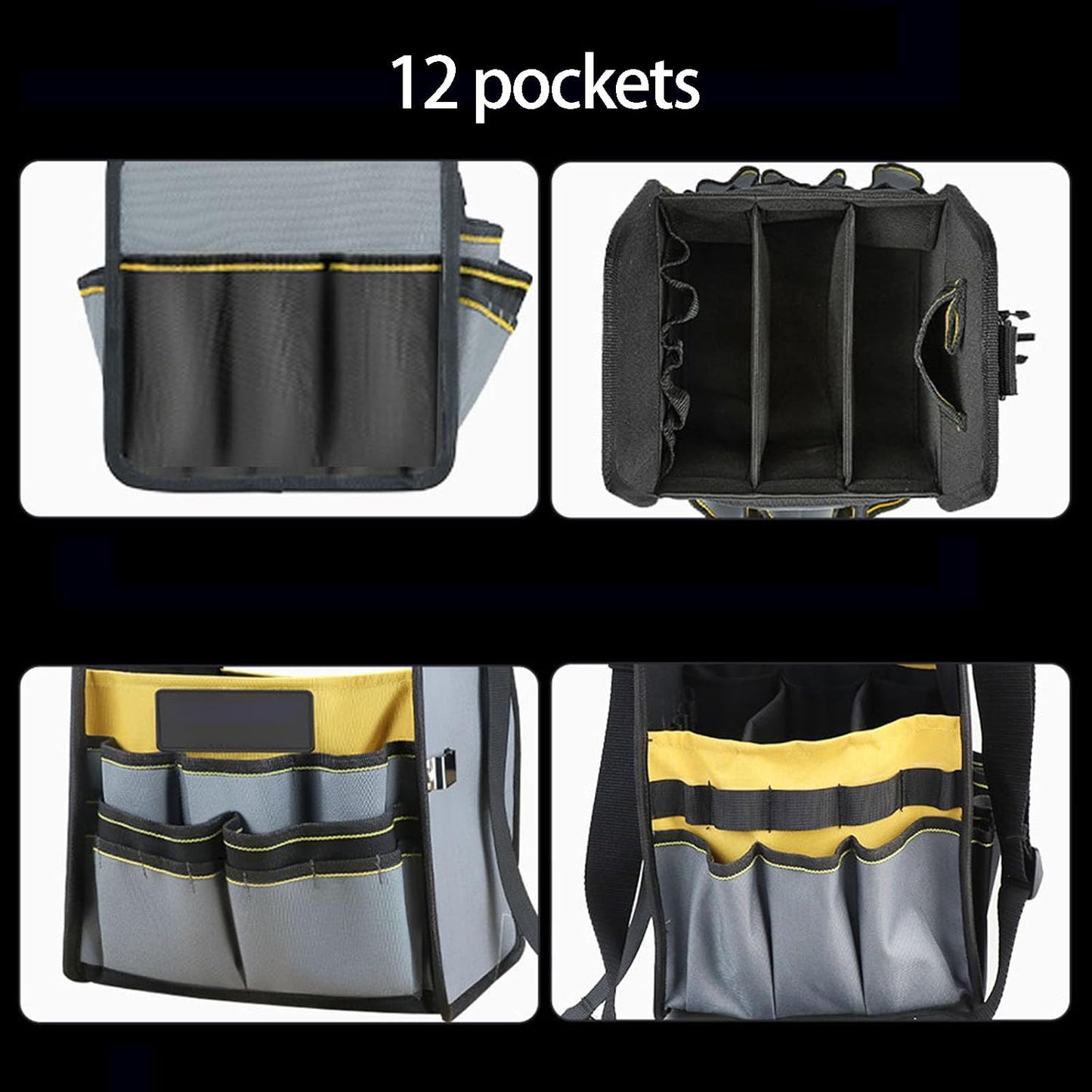  Sac à Outils Portable Pour Homme, Large Sac De Rangement étanche, Sac à Main Pour Tournevis, Robuste