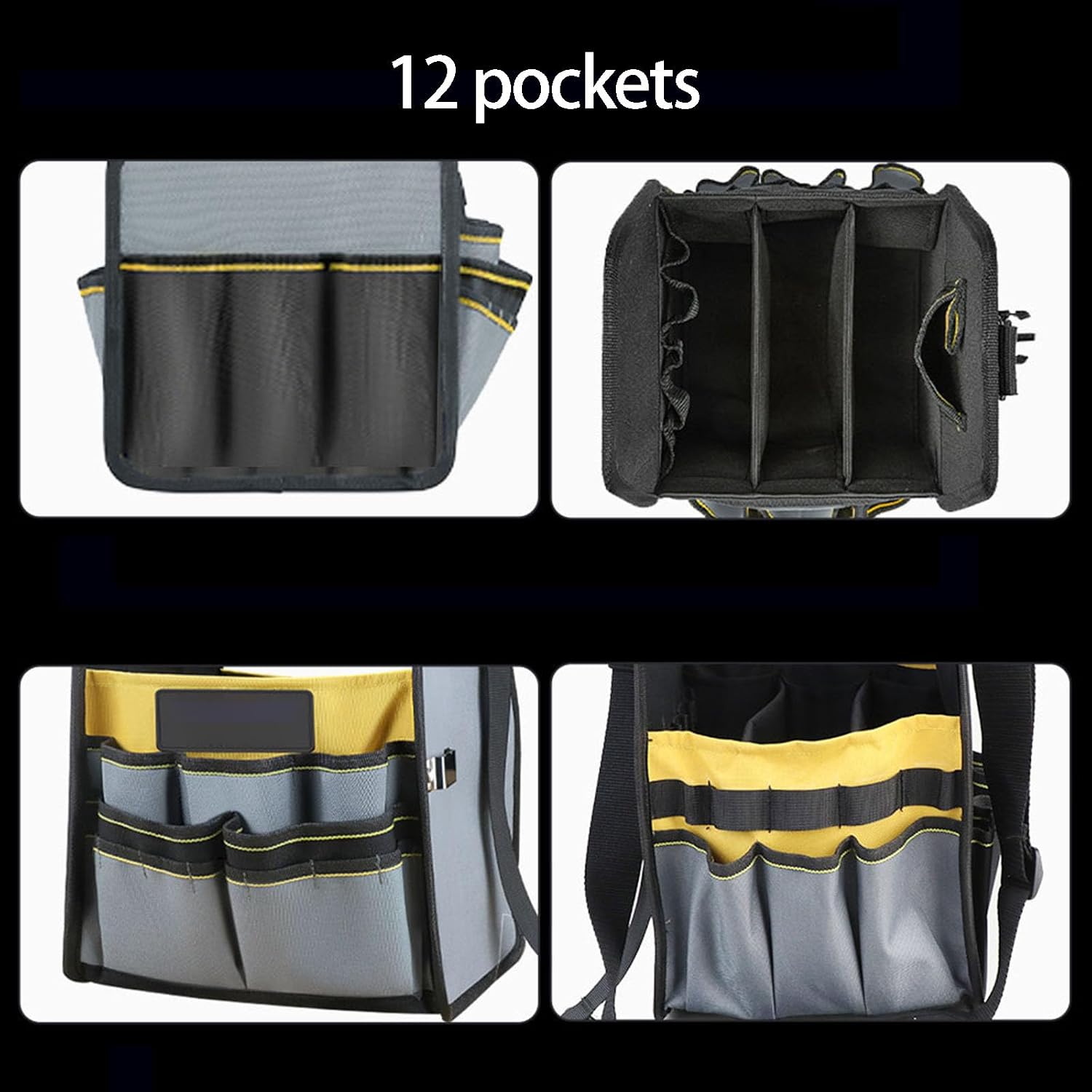  Sac à Outils Portable Pour Homme, Large Sac De Rangement étanche, Sac à Main Pour Tournevis, Robuste