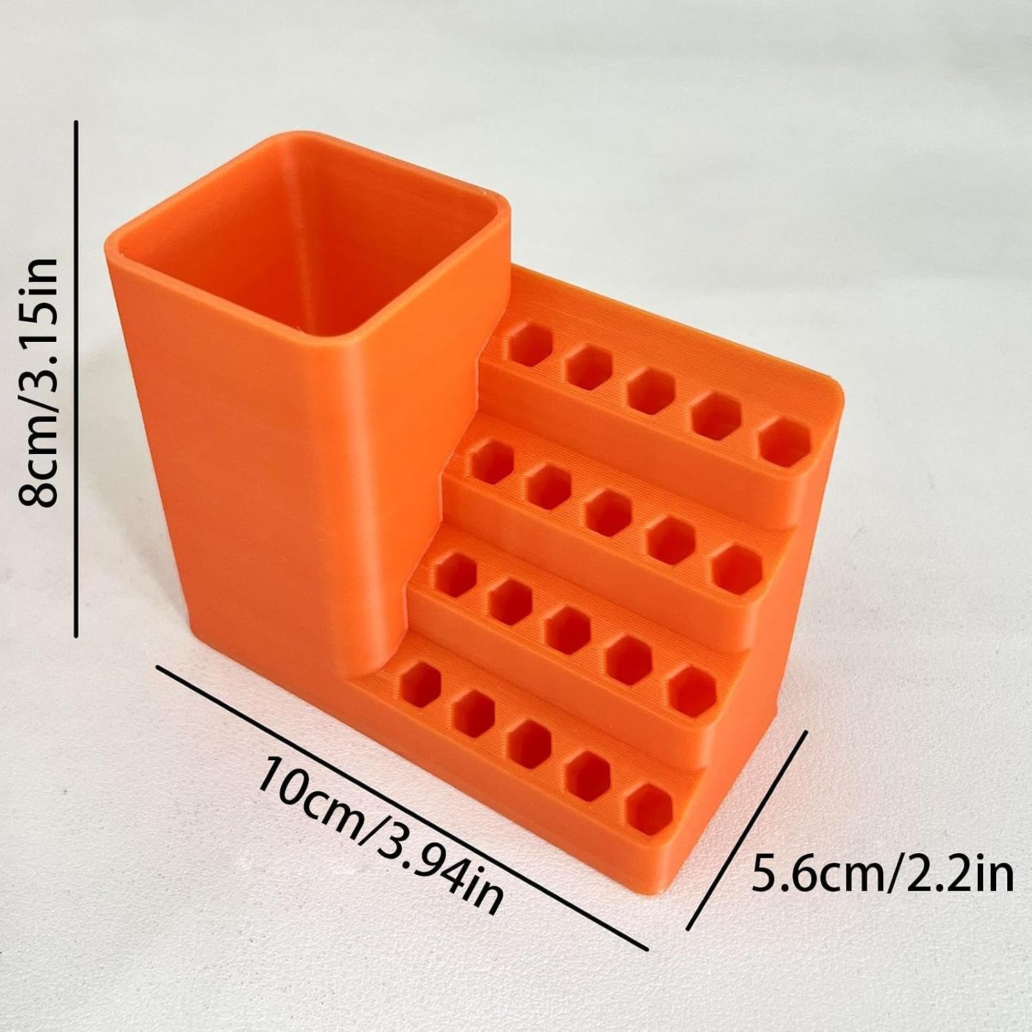 GENERIC Porte-embouts De Vis – Support De Rangement Pour Tête De Tournevis, Organisateur De Têtes De Tournevis Pour Garage, Sous-sol, Atelier De Réparation, Support De Rangement Pour Embouts De Vis
