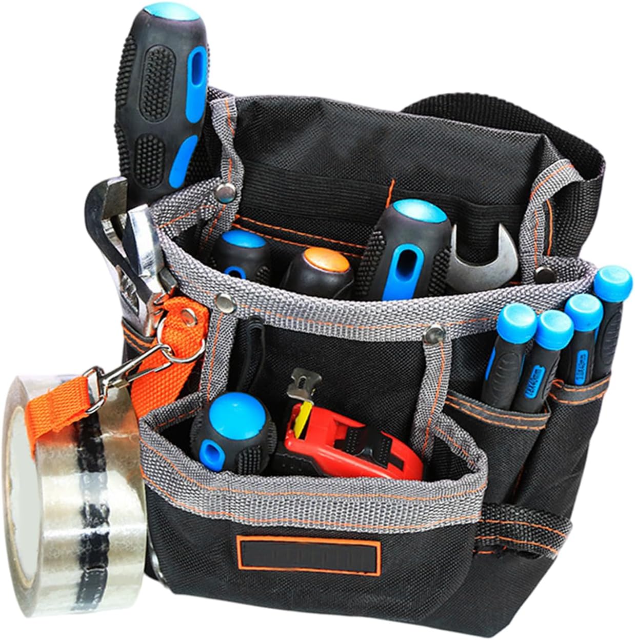  Sac à Outils Multifonction Avec Plusieurs Poches, Ceinture à Outils Réglable En Tissu Oxford Pour Une Organisation Efficace Des Outils, Ceinture En Tissu Oxford Avec Ajustement Réglable, Plusieurs