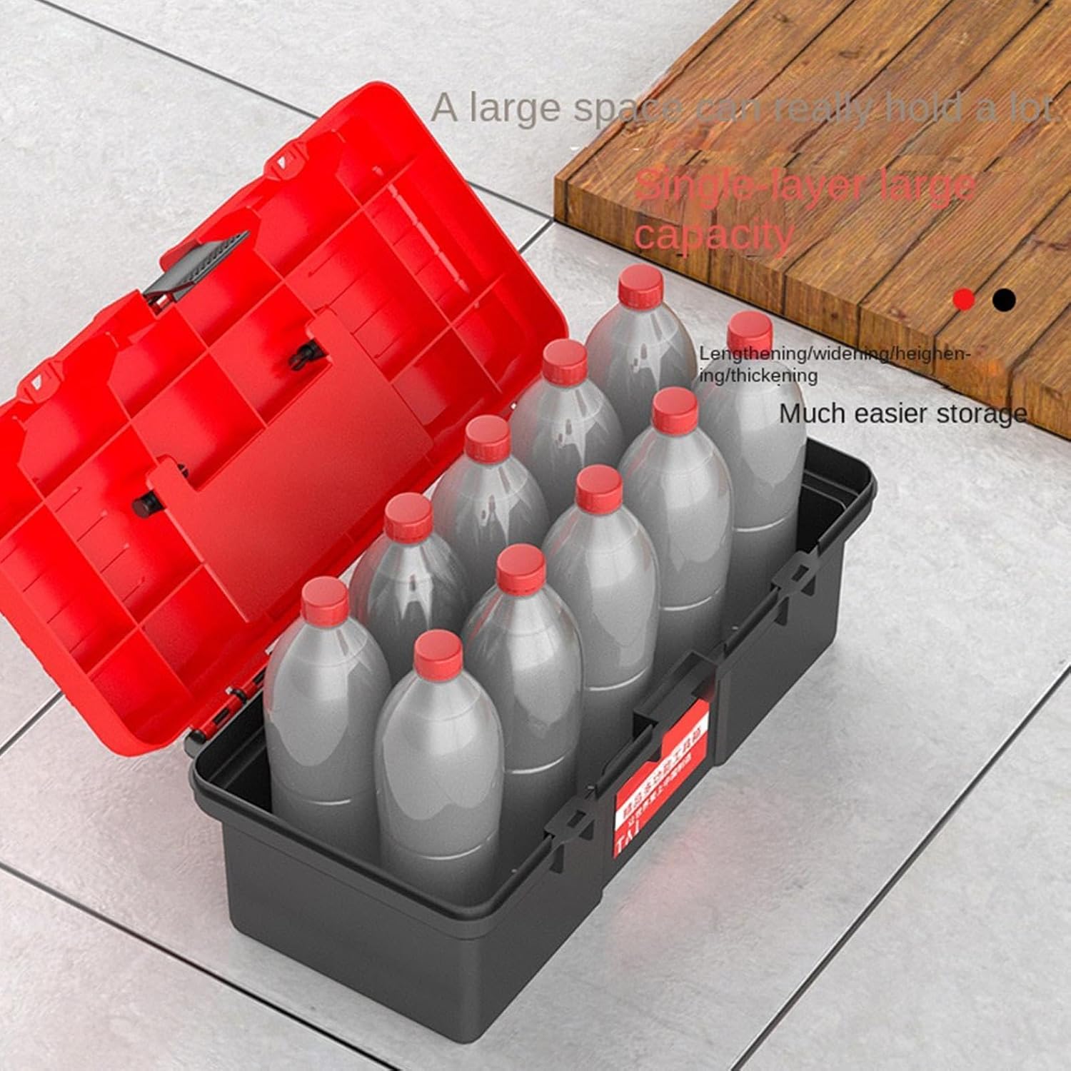  Petite Boîte à Outils à Main - Mini Organiseur Portable Robuste Avec Poignée - Rangement Et Ordre Pour Les Réparations à La Maison - Pour Voiture, Maison, Atelier, Camping, Voyage