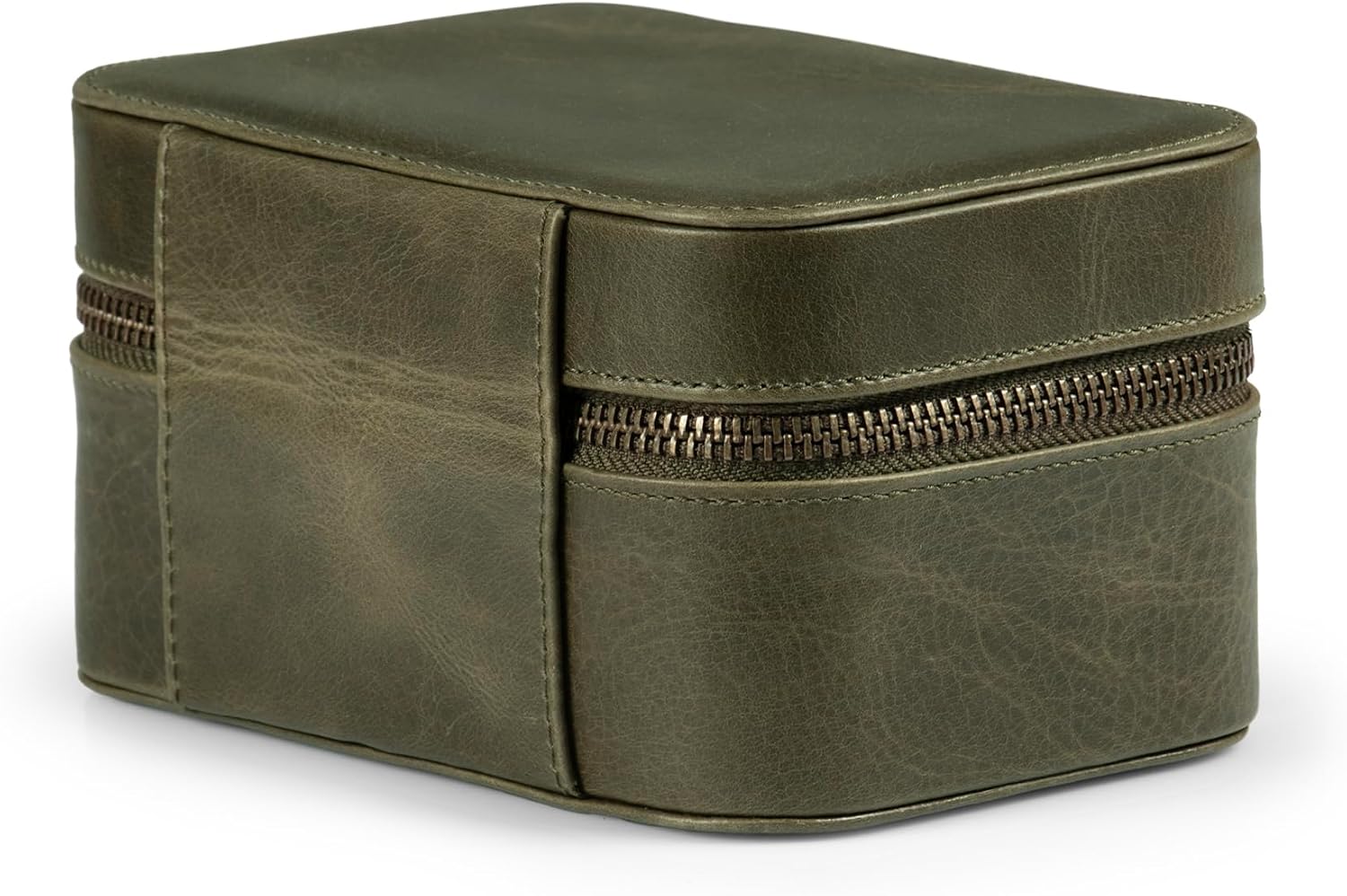  Londo Kensley Boîte à Montres En Cuir Véritable – Protectrice, élégante Et élégante – Présentoir Collecteur De Montres De Luxe Pour Hommes Et Femmes (vert)