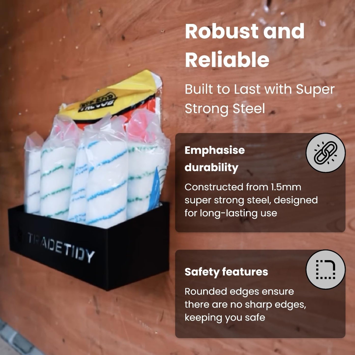  Tradetidy Plateau De Rangement Pour Boîte à Outils, Sac à Outils, Outils De Plomberie – Robuste, Finition Durable, Construction Robuste Entièrement En Acier – Idéal Pour Le Rangement De Camionnettes,