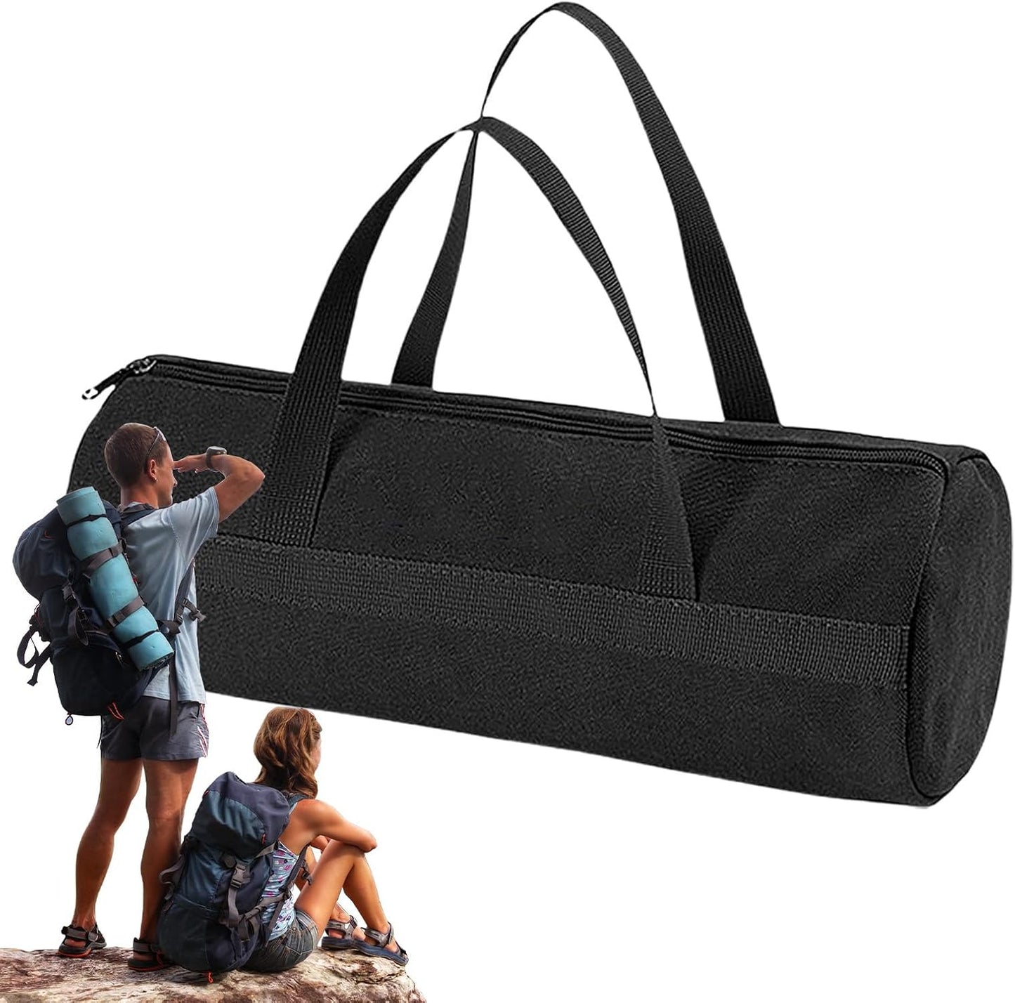  Sac De Rangement Pour Piquets De Tente – 42 X 13 X 13 Cm Sac De Rangement Multifonction Pour Outils D'extérieur | Sac De Rangement En Toile Pour Tentes | Sac De Rangement Pour Outils En Toile Avec