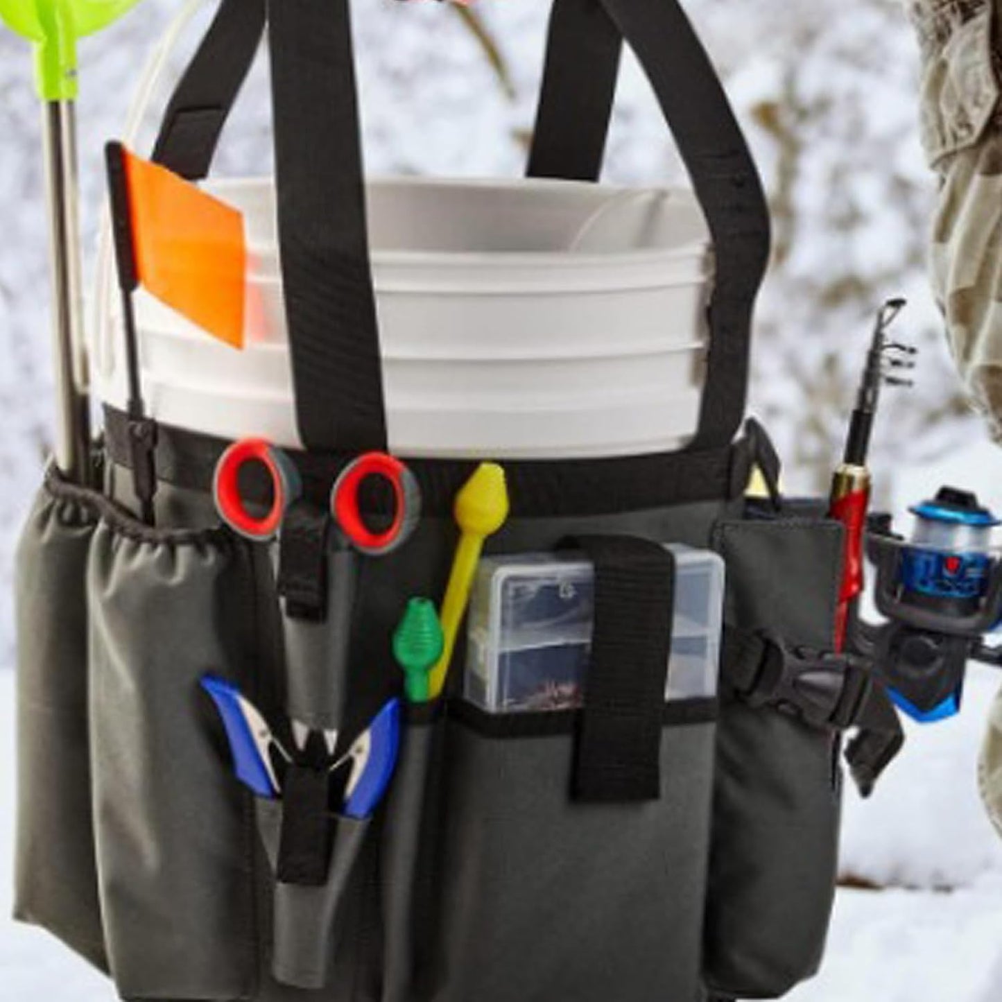  Porte-outils Multifonctions Avec Bords Supérieurs Renforcés - Pliable Jusqu'à 7,6 Cm D'épaisseur Pour Une Gestion Efficace - Sac De Rangement Pliable Pour Garage, Artisanat