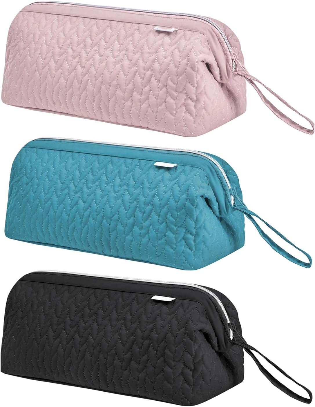  Sac De Rangement Portable De Voyage Pour Outils à Cheveux, étanche, Anti-poussière, Avec Double Poches Et Poignée De Transport, Grande Capacité Pour équipement Capillaire