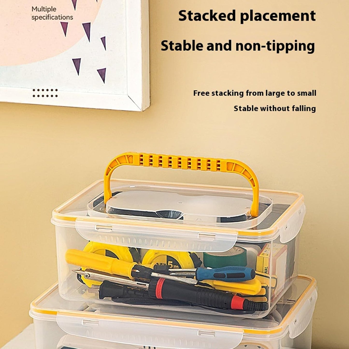 Boîte à Outils Portable Pour Pièces En Métal Et Tournevis