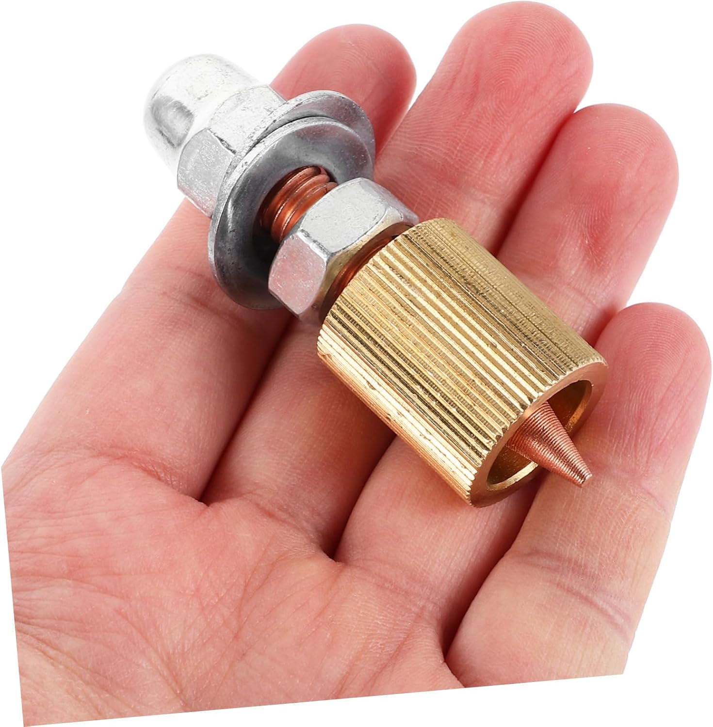  Gatuida 2pièces Mandrins De Serrage Cuivre Pour Machine De Réparation De Tôlerie Kit De Tiges De Débosselage Automobile Outils De Réparation De Tôlerie Automobile