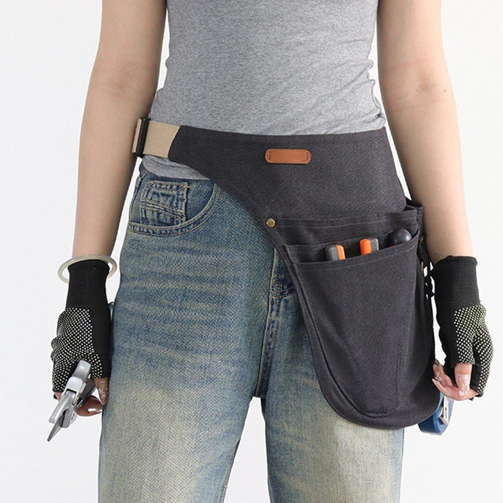  Tablier De Travail Multifonctionnel Ajustable Avec Ceinture Porte-Outils Pochette De Ceinture, Organisateur D'outils Avec Boucle Pour Bricoleur, Menuisier À Tout Faire