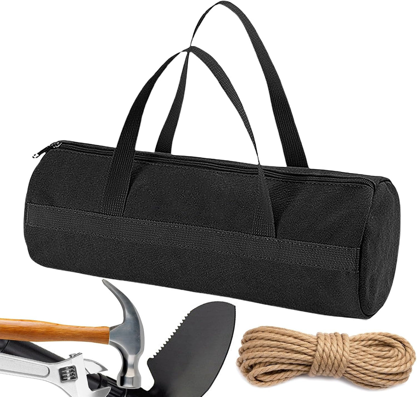  Sac De Rangement Pour Piquets De Tente – 42 X 13 X 13 Cm Sac De Rangement Multifonction Pour Outils D'extérieur | Sac De Rangement En Toile Pour Tentes | Sac De Rangement Pour Outils En Toile Avec