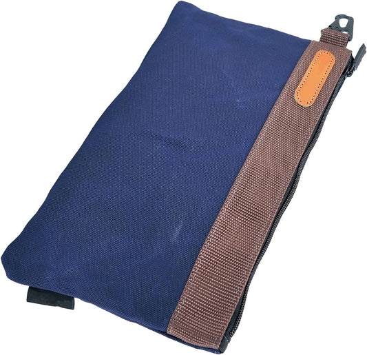  Sac à Outils Professionnel Robuste En Toile Cirée, Grande Capacité, Support Droit, Large Fond Plat, Sac à Outils Robuste