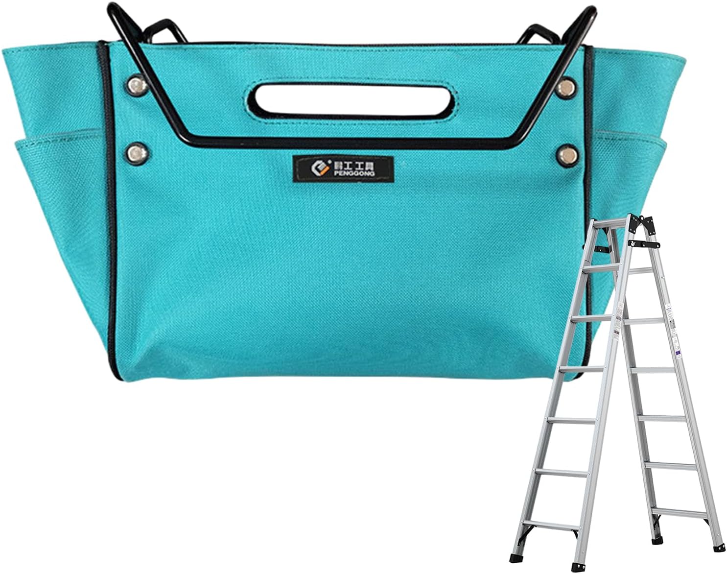  Porte-Outils Pour Échelle,Pochette De Rangement Pour Quincaillerie,Trousse à Outils D'Électricien Pour Échelle | Pour Peintres Propriétaires Électriciens Techniciens Couvreurs Jardiniers Atelier Garag