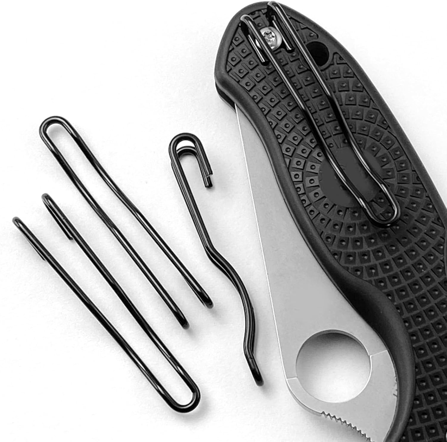  Outil De Transport Polyvalent En Profondeur Pour Couteaux, Fil Inoxydable, Clip De Poche, Support De Couteaux De Poche Pour Porte-outils De Remplacement