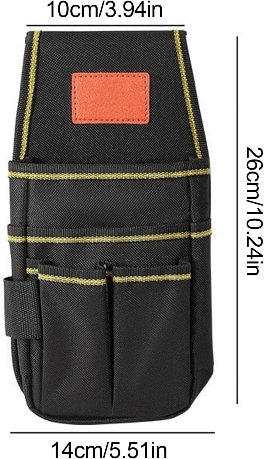 GENERIC Sac à Outils Pour électricien, Pochette De Rangement Portable Multi-poches | Sacs Porte-outils De Taille – Pour Construction, Bricoleur, Entrepreneur, Mécanicien, Plombier, Couvreur, Menuiserie