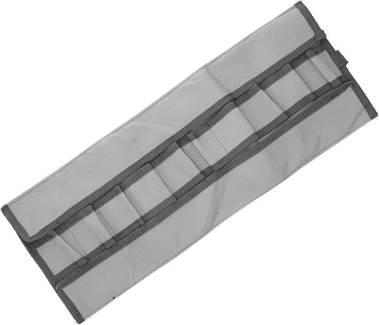  Cocoarm Sac à Outils En Toile Sac De Rangement Pour Outils 10 Emplacements Organisateur D'Outils De Jardin 53 X 32 Cm Pochette Enroulable Portable Avec Ceinture Fixe Pour Bonsaï Jardinage Atelier à