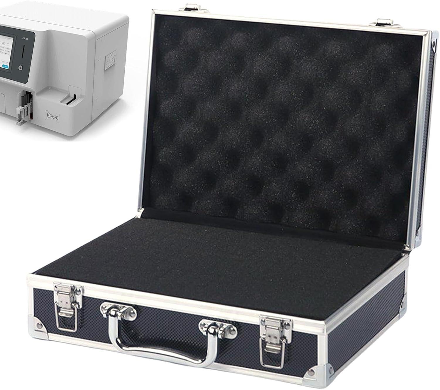  Boîte à Outils En Métal Avec Poignée | Boîte De Rangement Portable | Organisateur D'outils | Boîte De Rangement Carrée | Boîte D'équipement En Aluminium | Étui De Rangement Pour Bijoux En Métal