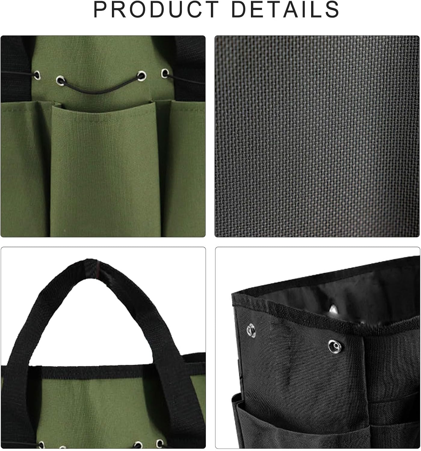  Sac De Rangement Pour Outils De Jardin En Tissu Oxford Avec Plusieurs Poches Pour Une Organisation Facile Des Outils De Jardinage Sac De Rangement De Jardin Grande Capacité