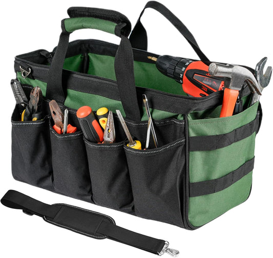GENERIC Sacs à Outils Pour Homme | Organiseur Portable Robuste Avec Fermeture éclair, Pour Homme, Mécanicien, électricien, Charpentier, Garage, Réparation De Voyage, Tournevis, Clés, Forets