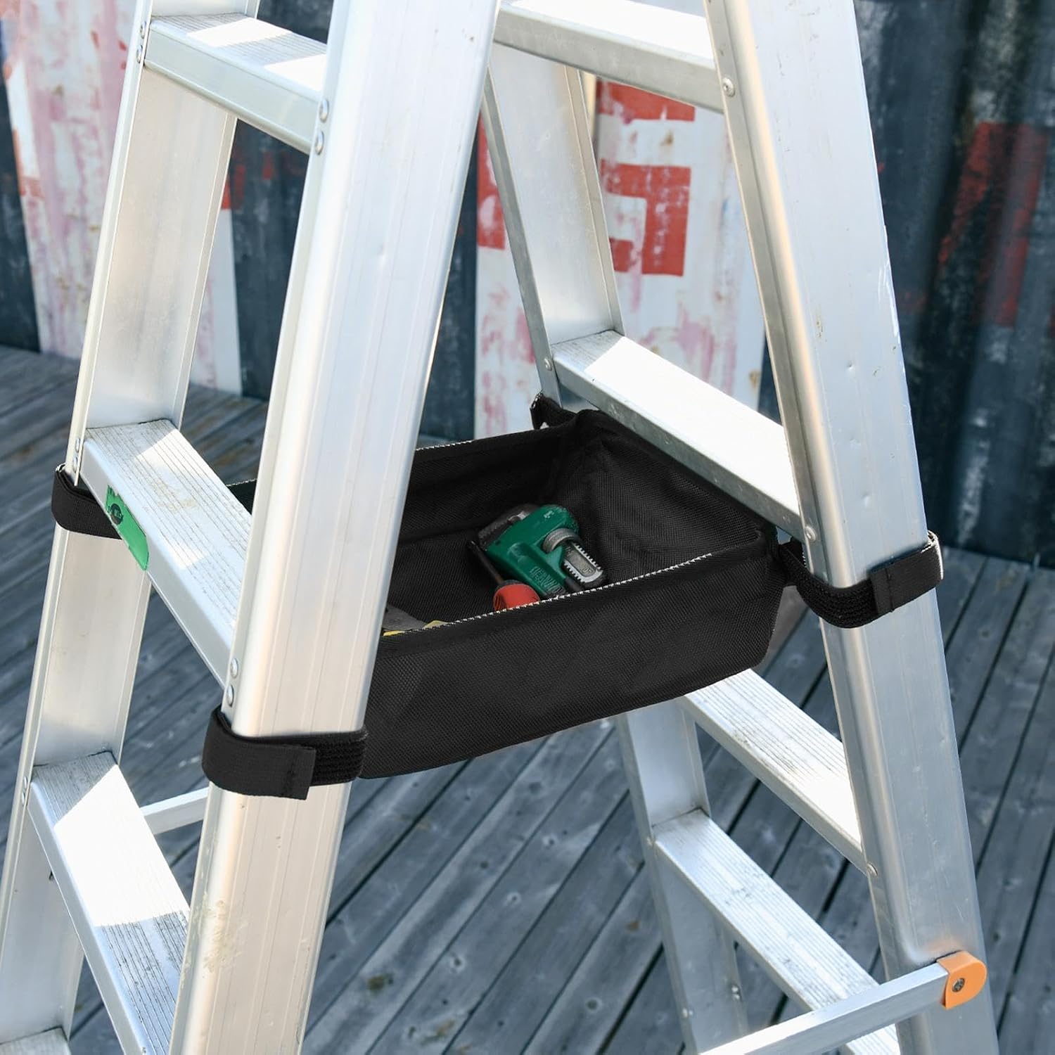  Porte-outils Ladder Caddy - Organisateur De Pinces,Sac D'Électricien Pour Échelle | Pour Peintres, Bricoleurs, Propriétaires, Menuisiers, Couvreurs, Techniciens, Travailleurs Du Bois, Atelier