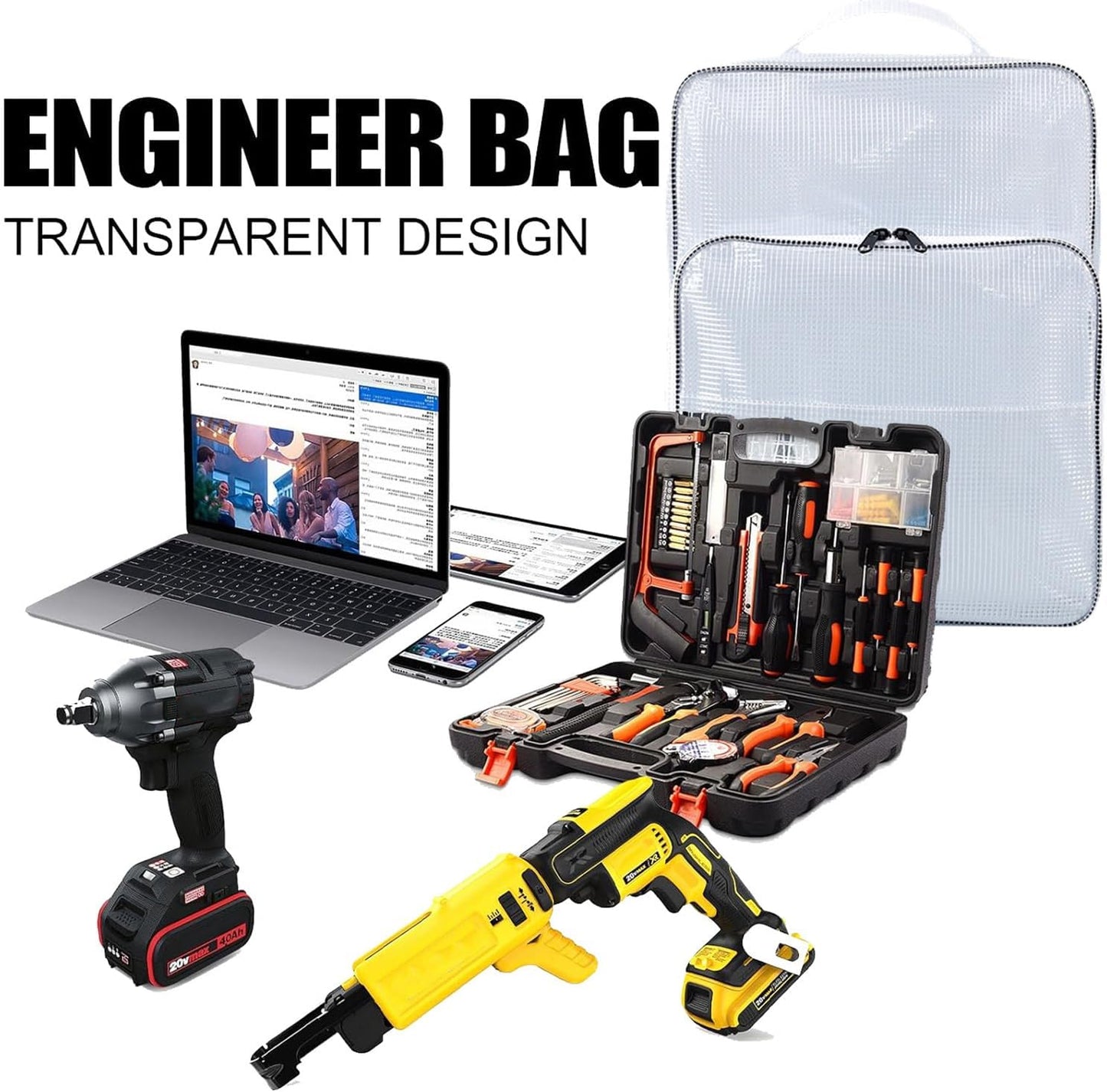 Sac à Dos à Outils électrostatique De 45,7 Cm Pour Techniciens De Qualité Industrielle