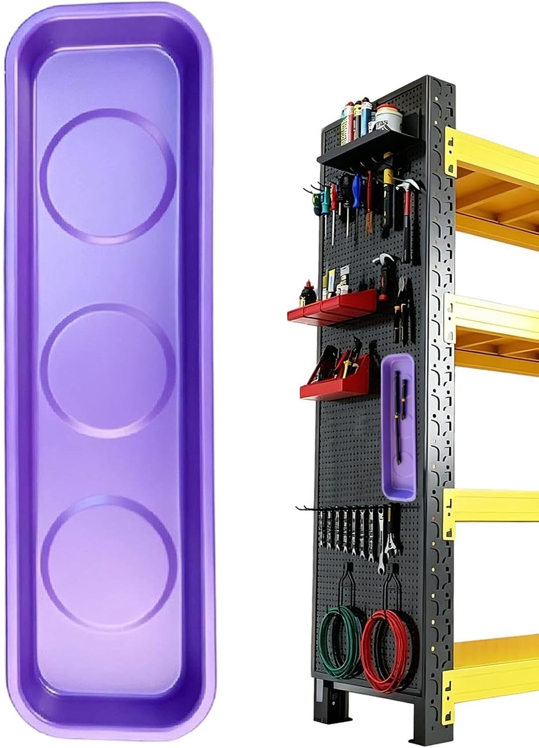  Plateau à Outils Magnétique | Bol De Rangement En Acier Inoxydable | Plateau Organisateur D'outils – Pour Atelier, Garage, Réparation De Voiture
