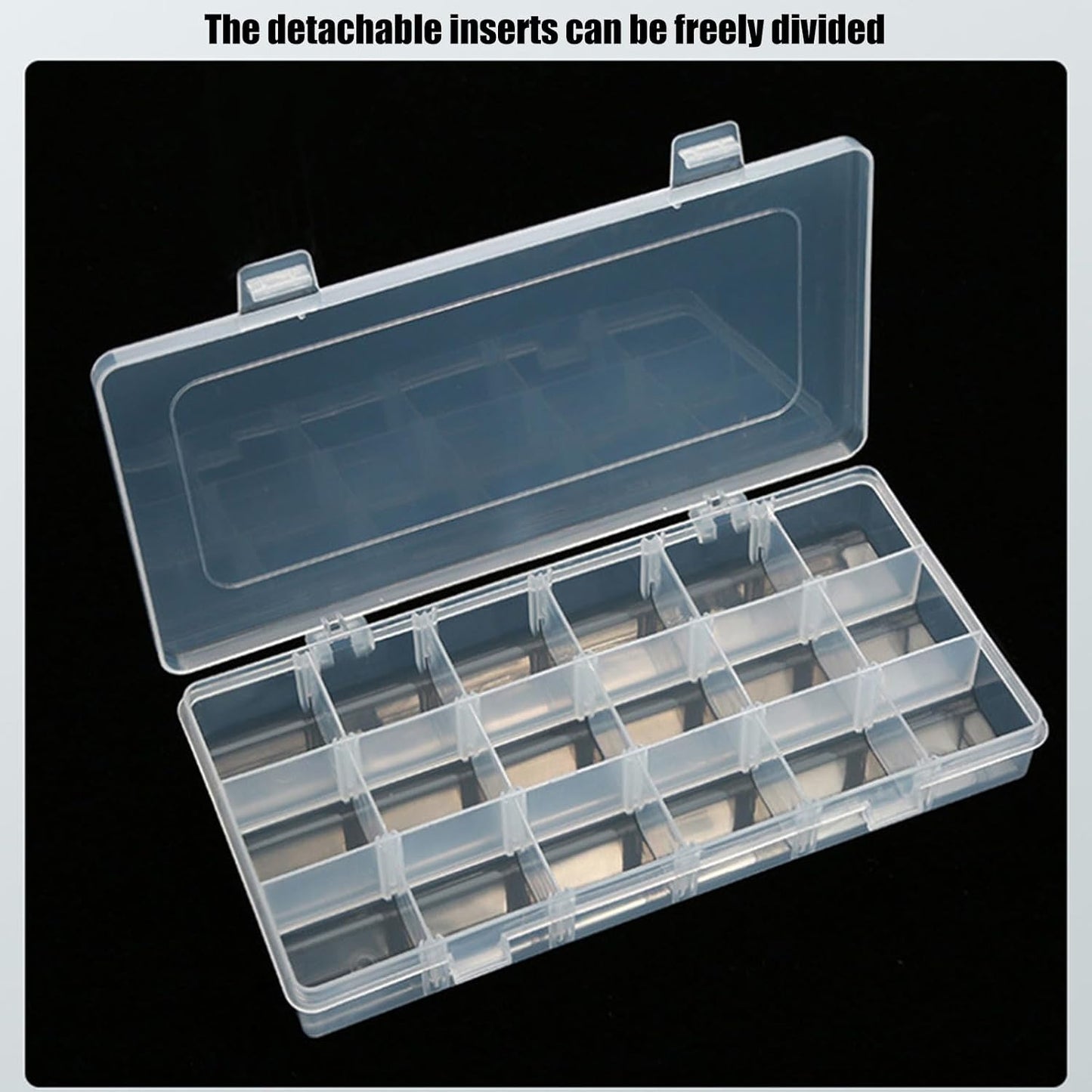  Boîte à Outils Réglable à 72 Compartiments - 4 Couches - Organisateurs Multifonctions Pour Articles De Pêche