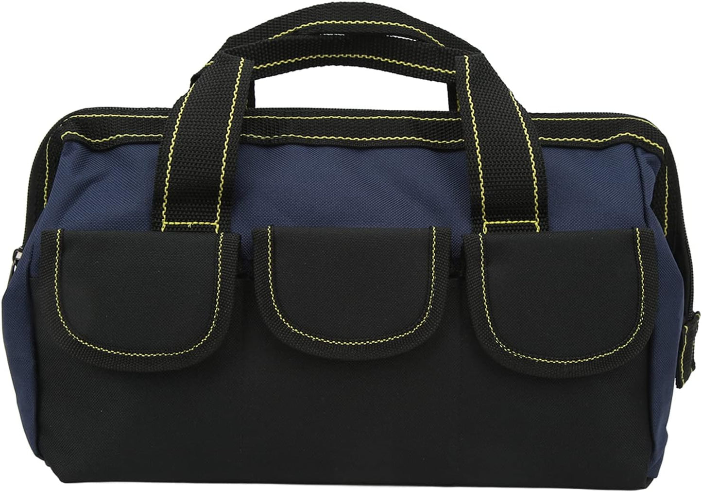 Sac De Rangement D'outils, Tissu Oxford Imperméable Avec Conception à Large Bouche, Organisateur Robuste Pour La Maison Et L'atelier (bleu Noir)