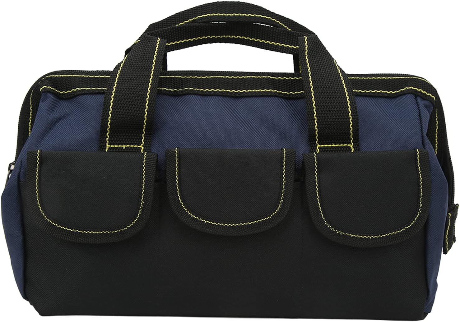  Sac De Rangement D'outils, Tissu Oxford Imperméable Avec Conception à Large Bouche, Organisateur Robuste Pour La Maison Et L'atelier (bleu Noir)