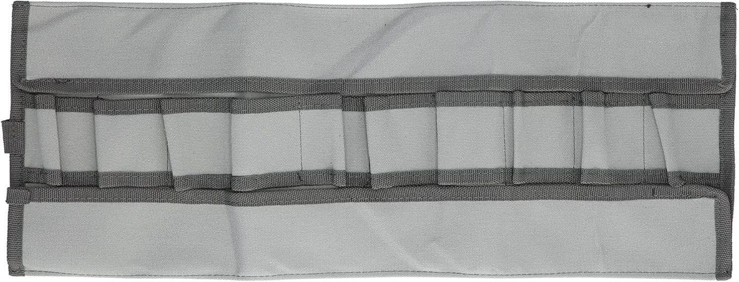  Cocoarm Sac à Outils En Toile Sac De Rangement Pour Outils 10 Emplacements Organisateur D'Outils De Jardin 53 X 32 Cm Pochette Enroulable Portable Avec Ceinture Fixe Pour Bonsaï Jardinage Atelier à
