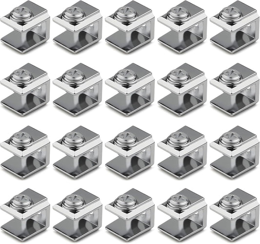  Clip En Verre Pour Panneau Acrylique De 3 à 8 Mm - Supports Renforcés En Acier Inoxydable - Pour Cloison De Montage