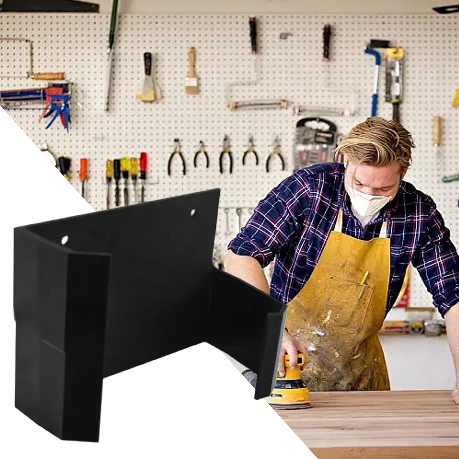  Organisateur D'outils électriques, Exercice De Mural Et Porte-outils Avec Construction Robuste, Support De Stockage Des Services Publics Pour Une Perceuse électrique, Un Marteau, Un Tournevis