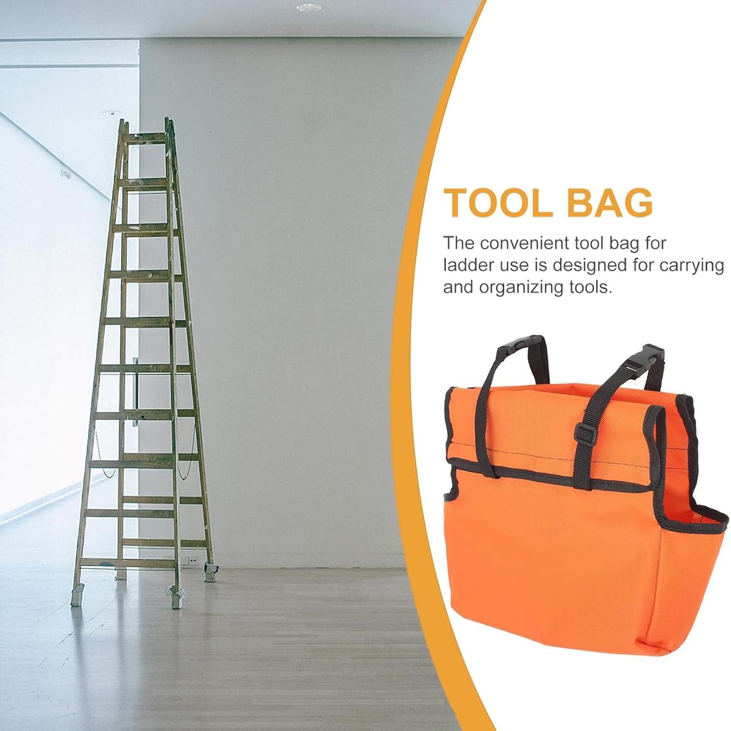 GENERIC Plateau à Outils, Organiseur Oxford Robuste, Grande Capacité, Sac à Outils Avec Poches, Pochette De Rangement Pour L'efficacité Et Le Rangement Sur Le Site De Travail, 41 X 30 Cm