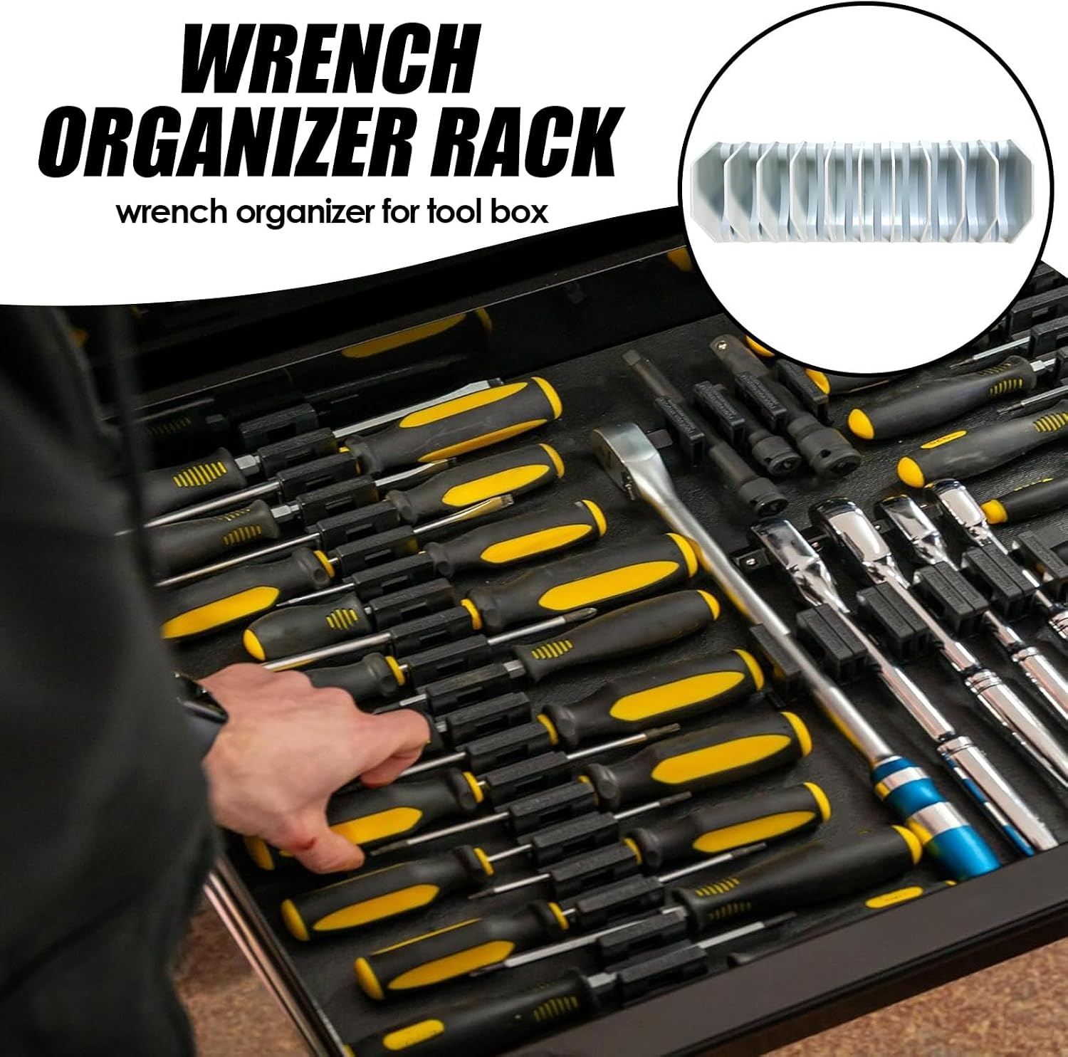  Genérico Organiseur De Clés Avec 10 Emplacements Pour Outils D'atelier Et Garage