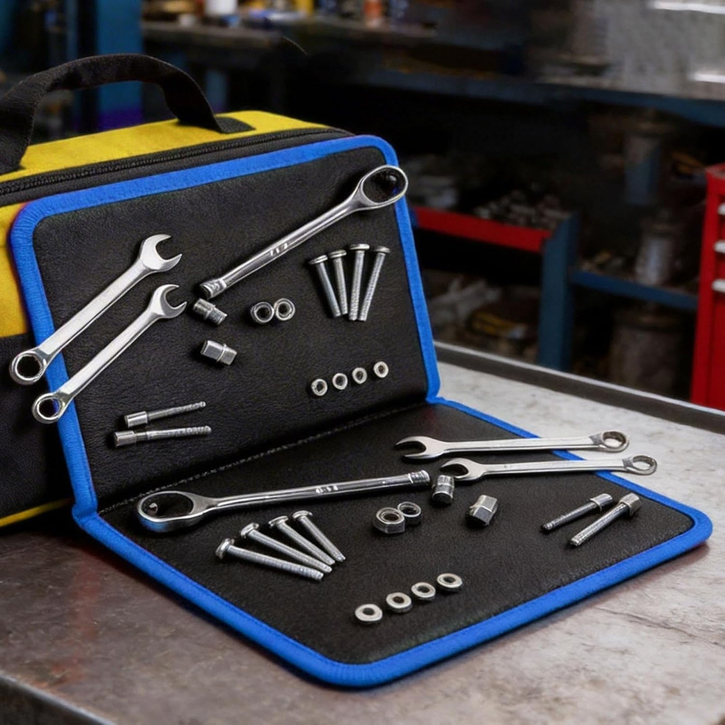  Magnétique | Organiseur De Pièces Antidérapant – Tapis D'outils Magnétique Pour Réparation Automobile | Pour Atelier, Travail, électronique, Mécanique, Garage, Maison, Boulons, Tournevis, Clés