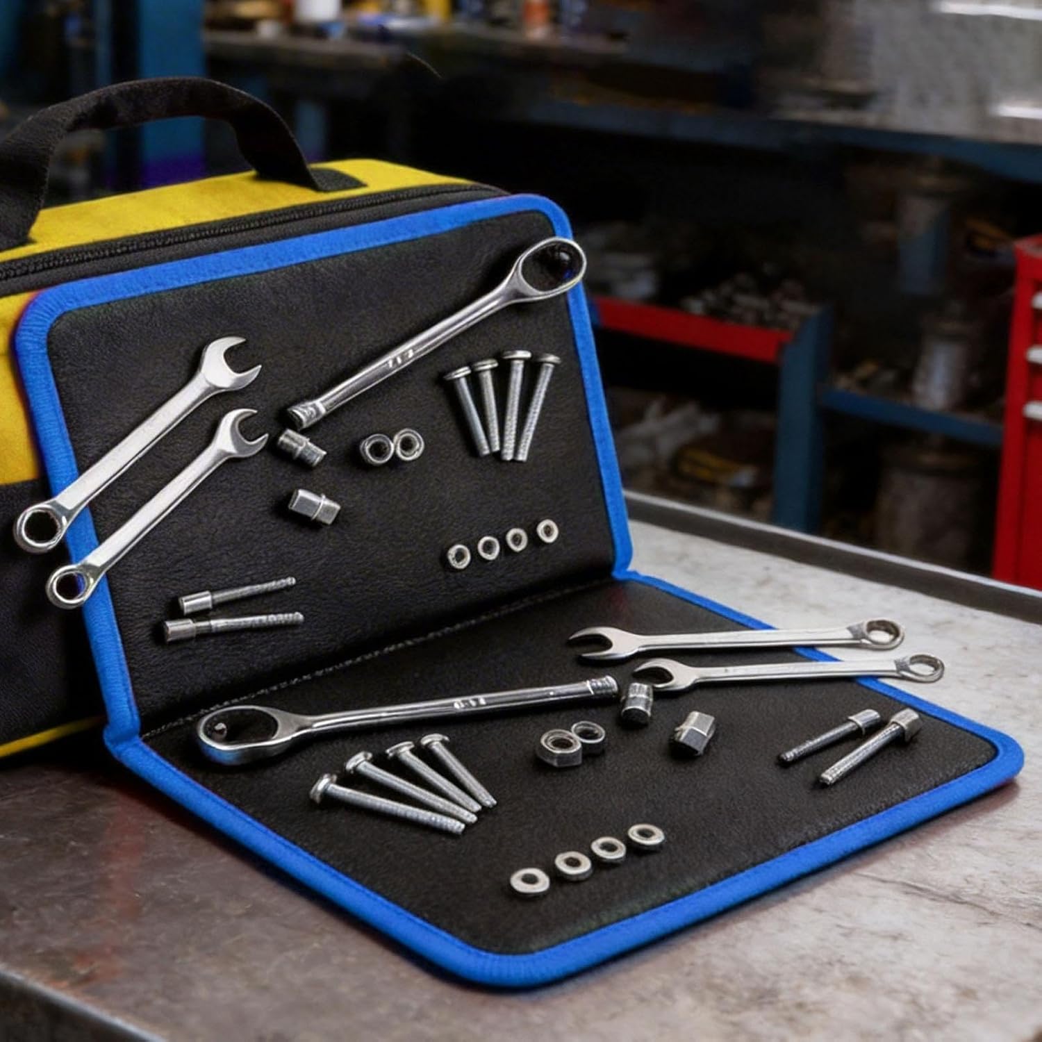 Magnétique | Organiseur De Pièces Antidérapant – Tapis D'outils Magnétique Pour Réparation Automobile | Pour Atelier, Travail, électronique, Mécanique, Garage, Maison, Boulons, Tournevis, Clés