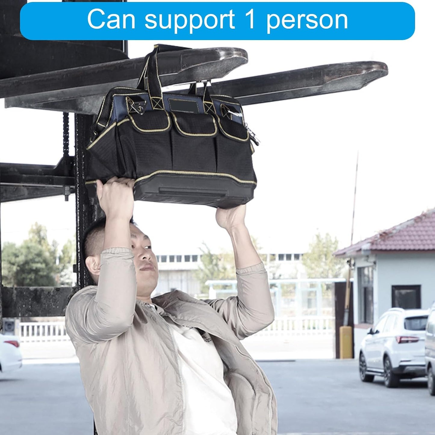  Sac à Outils De 33/16/18 Pouces, Grande Capacité, Organisateur D'outils Haute Performance, En Tissu Oxford, Sac De Rangement étanche Pour Outils