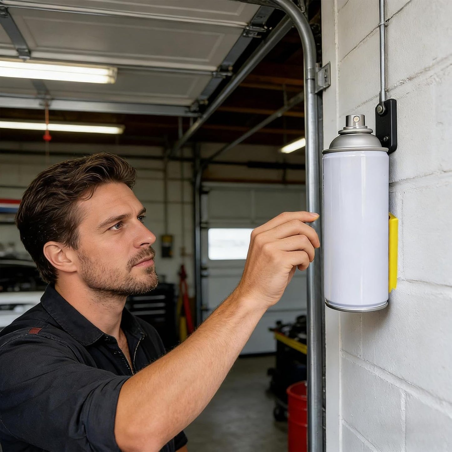  Porte-Bombes Aérosols Magnétique | Organisateur De Rangement Pour Boîte à Outils Avec Système Gain De Place - Porte-Bouteille Spray - Pour Maison Atelier Bricolage Studio Et En Intér