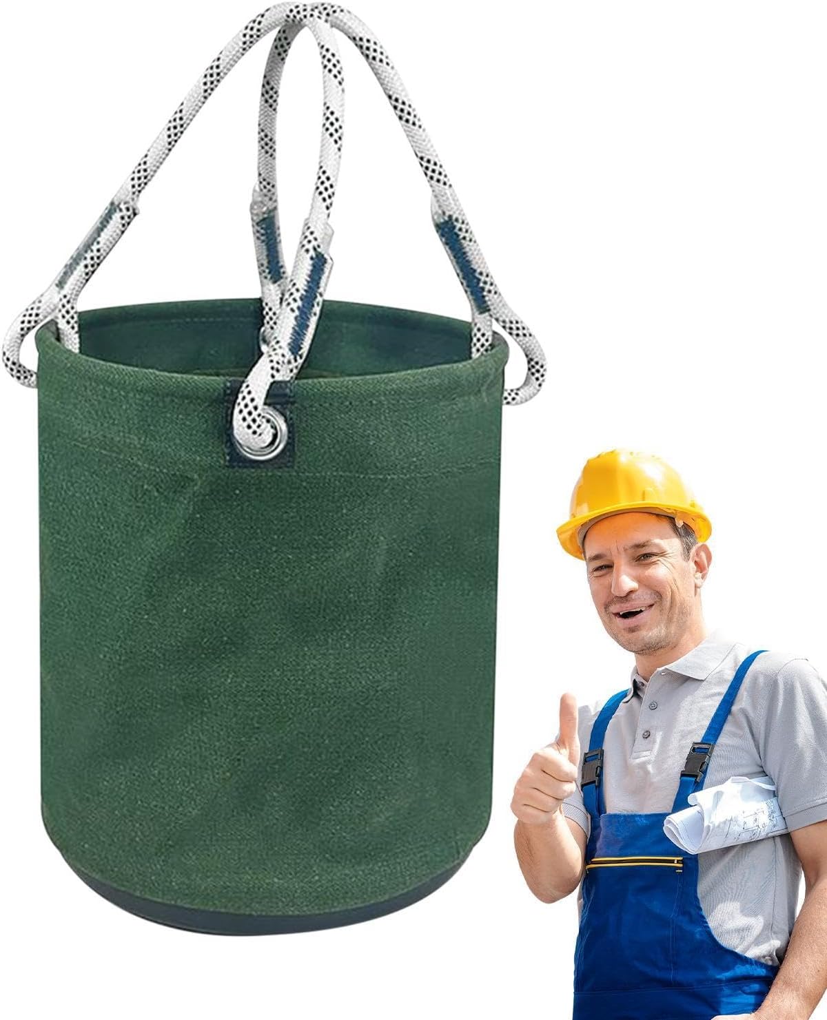  Seau à Outils Électricien,Pochette De Rangement Polyvalente En Toile - Poche De Stockage Polyvalente Légère Et Robuste Pour Jardin Construction Menuiserie Bricolage