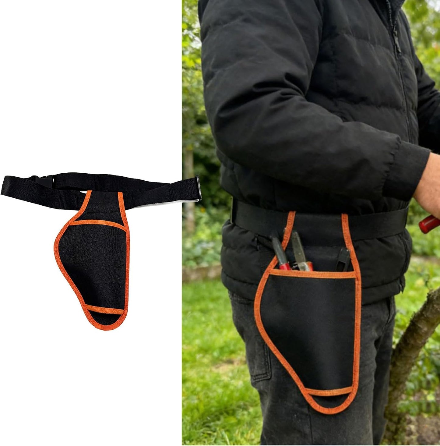  Ceinture Porte-outils De Charpentier Fabriquée à Partir De Tissu Sac Banane Parfait Pour Les Chantiers De Travail Et Les Projets De Réparation à Domicile, Outils De Jardinage