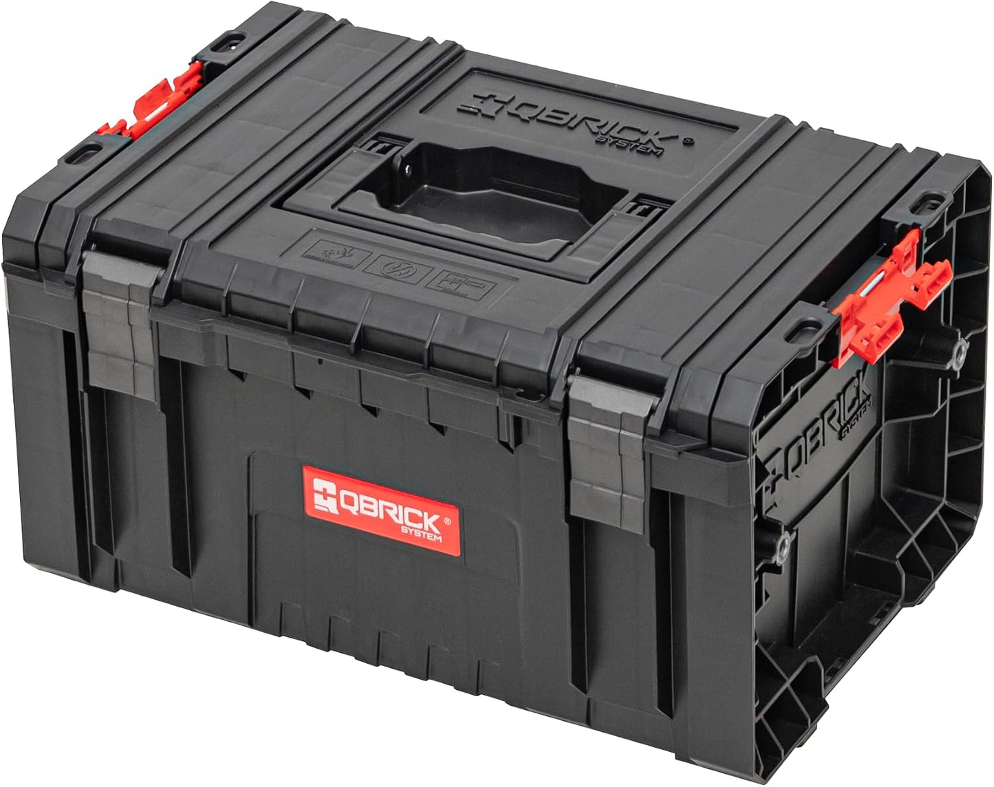  Qbrick System Boîte À Outils Vide Caisse À Outils Boîte De Rangement Avec Mousse De Protection 450 X 322 X 126 Mm Noir Rouge PRO